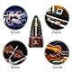 TERENCE Mechanisches Metronom für Klavier Gitarre Bass Violine Bass Metronom mit hoher Präzision Traditionelle Pyramide für Anfänger Erwachsene und Kinder Holzfarbe