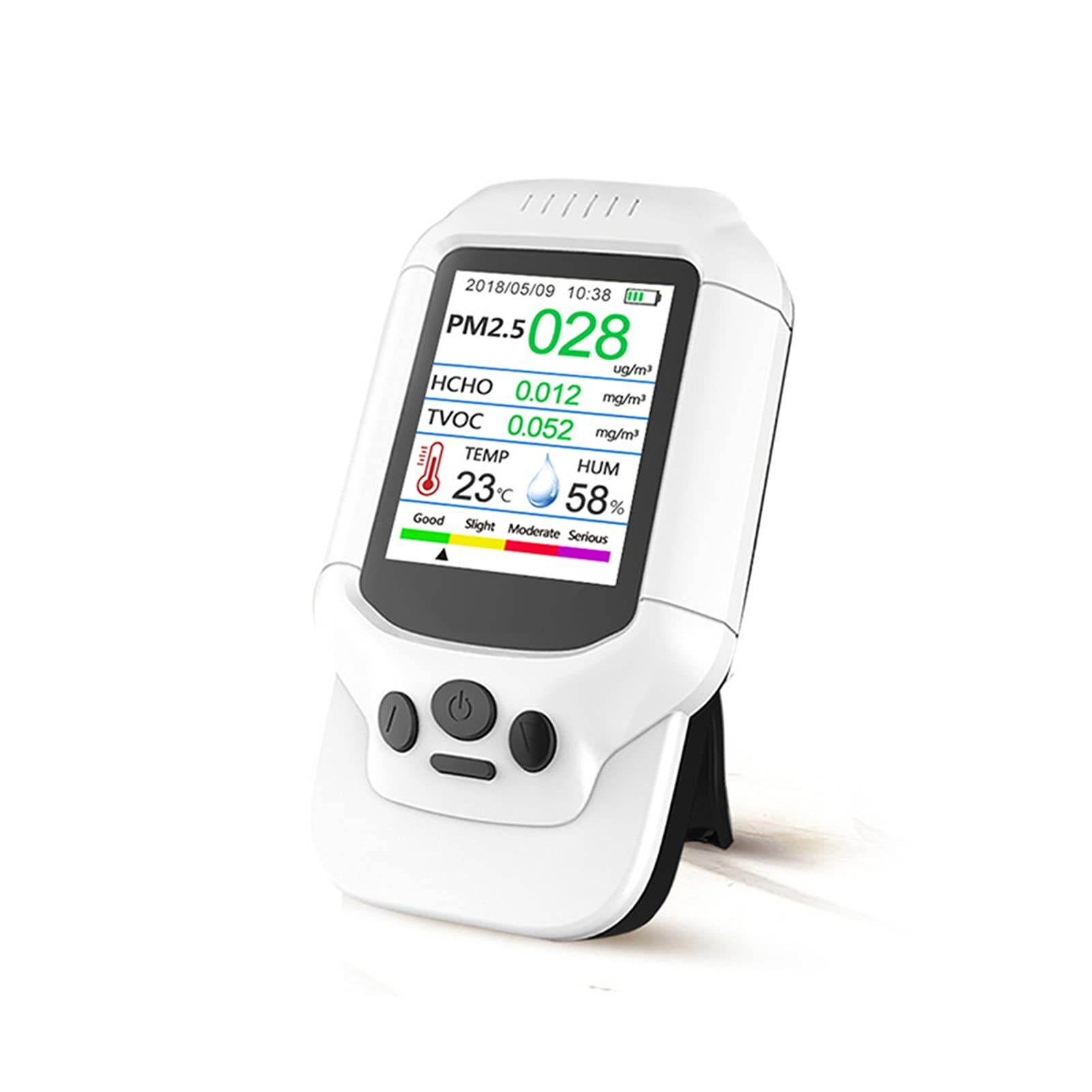 Gas Leak Detector Air Quality Detector PM2.5 Temperature and Humidity TVOC English Version