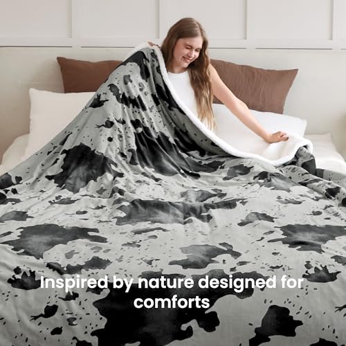 Image of Heated Blanket King Blanket - Fast Heating Electric Blanket, Soft Flannel Heated Throw with 4 Time Settings,10 Heating Settings, Warm Gifts for Women & Mom & Grandma