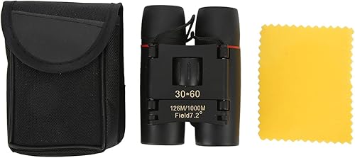 Miniatura 9 de Mini prismáticos compactos 30x60,Prismáticos plegables de 413.4 ft 3,280.8 ft,Ángulo de visión de 7.2 grados,Binoculares portátiles de aumento 8X