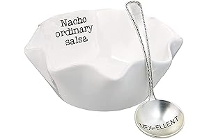 Mud Pie Salsa Ceramic Dip Cup Set: Perfect Taco Gifts for Taco Lovers