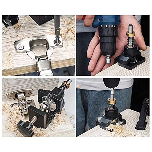 #N/A Aparelho perfurador de 35 mm com dobradiças para abrir buraco de porta e armário, conjunto de f