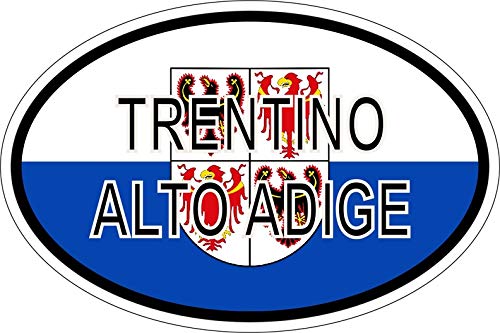 Adesivo Ovale Bandiera USA Tennessee TN - Akachafactory - Dimensioni 12 X 8 Cm, Resistente Ad Acqua E Sole Per 3 Anni