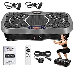 Quick & Efficient Workout: The vibration plate exercise machine offers a powerful and time-saving workout. Just 10 minutes on this vibrating plate is equivalent to an hour at the gym, making it a perfect addition to your home gym equipment this exerc...