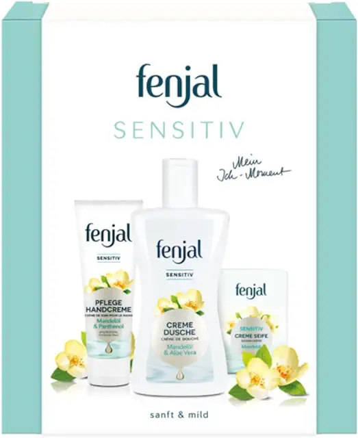 Fenjal Gift Set: Delicate Gentle Shower Gel & Phoenix Perfume - Unisex Adult Care