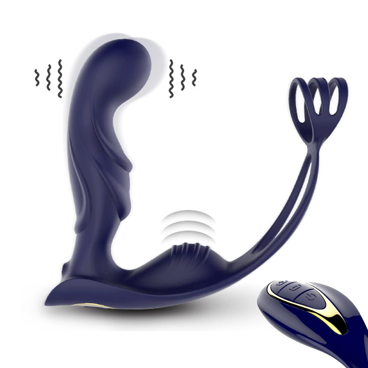 Viebrator con telecomando Fur Manner, anello penna vibrante per coppie viebrator per uomo e donna, giocattolo sessuale per la prostata, stimolatore per uomo, con anale impermeabile