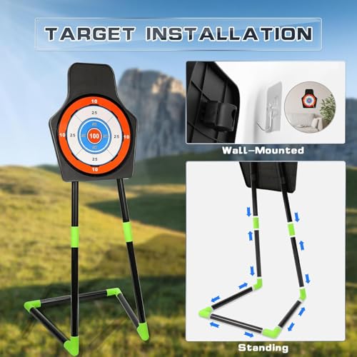 Handwell 988-686A1 Bow And Arrow Set For Kids, 2-Pack Led Light Up Archery Set thumb #5