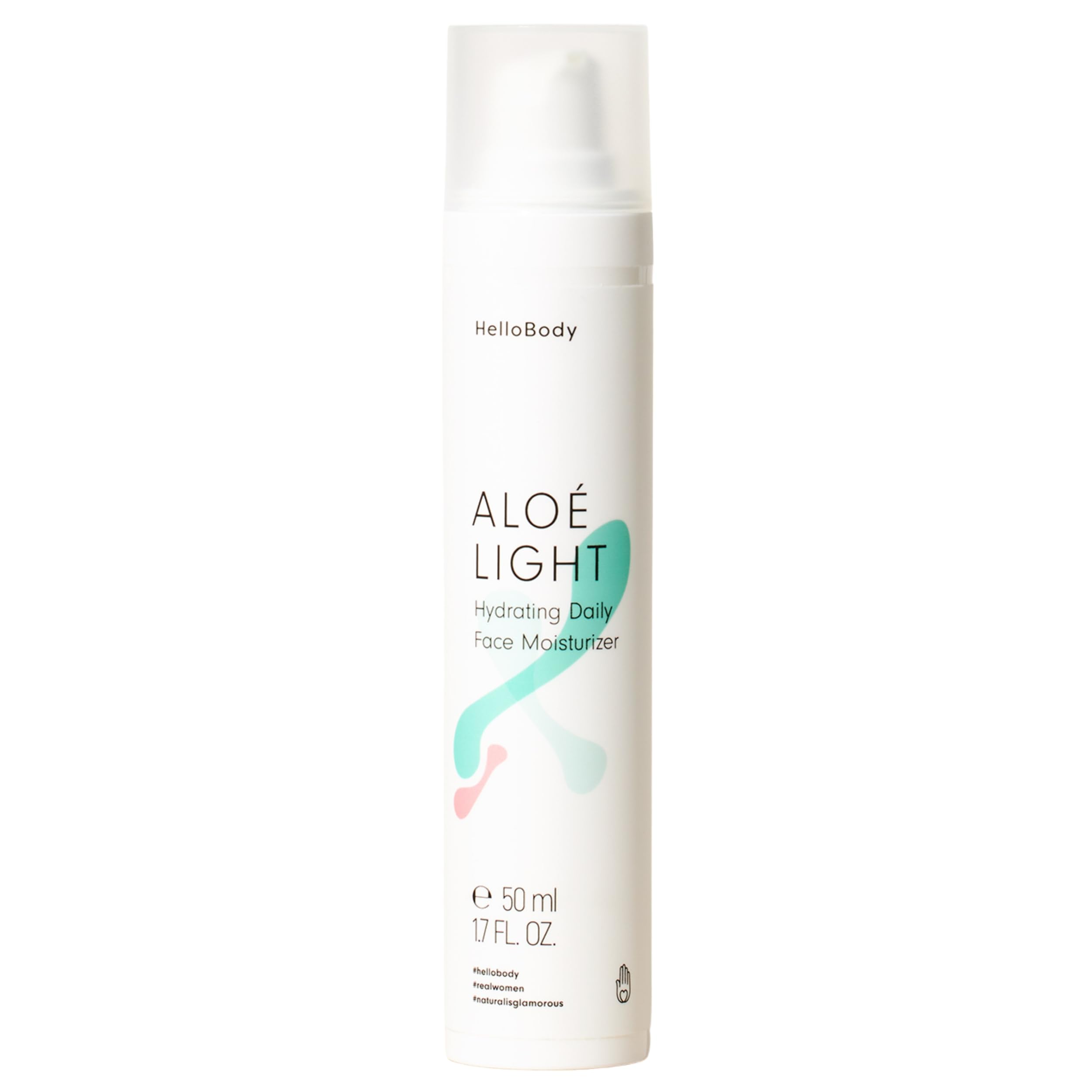 HelloBody Aloe Light Day Cream with Aloe Vera & Hyaluronic Acid -  Moisturising Face Care - For Dry, Dehydrated & Sensitive Skin - 96.5%  Natural Ingredients : Amazon.de: Beauty