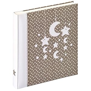 Walther design UK-208 Babyalbum Stars und Moon, braun, 28 x 30,5 cm