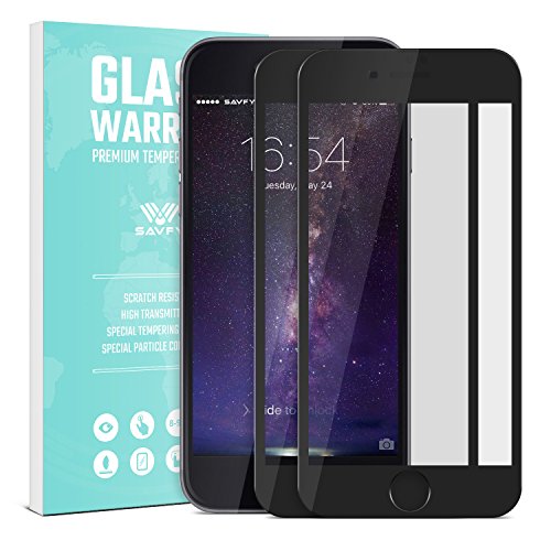 iPhone 7 Plus Screen Protector [Full Screen Coverage], SAVFY Full Screen Anti-Scratch Tempered Glass Protectors Edge-to-Edge Cover for iPhone 7 Plus 5.5