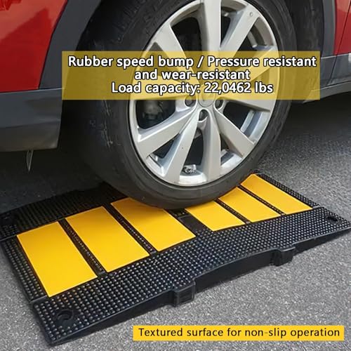 Ralentisseur portable emboîtable antidérapant pour parking et allée - 6