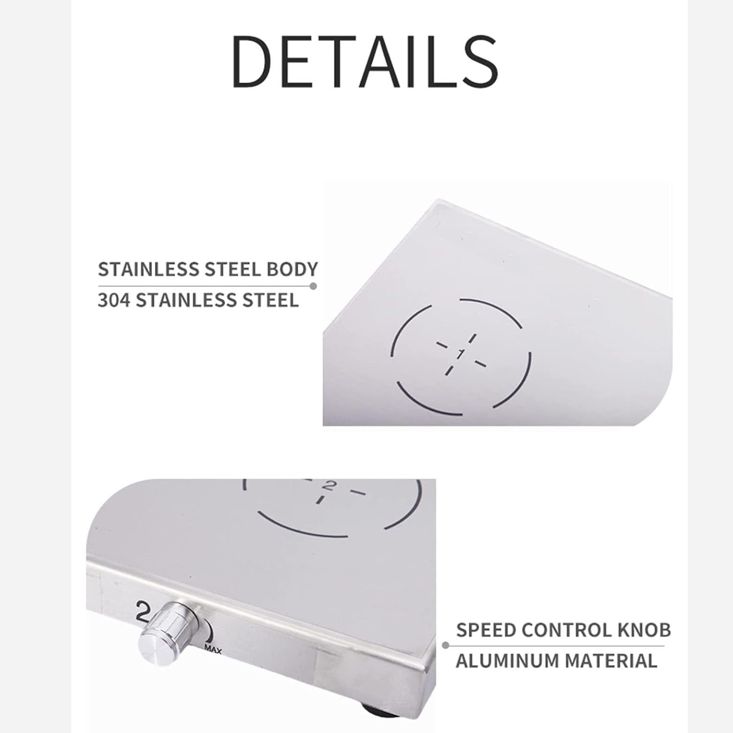 Magnetic Stirrer Mixer, Laboratory Multi-Position Magnetic Stirrer, 200-2000 RPM Lab Stirrers, Stainless Steel Ultra-Thin (1)