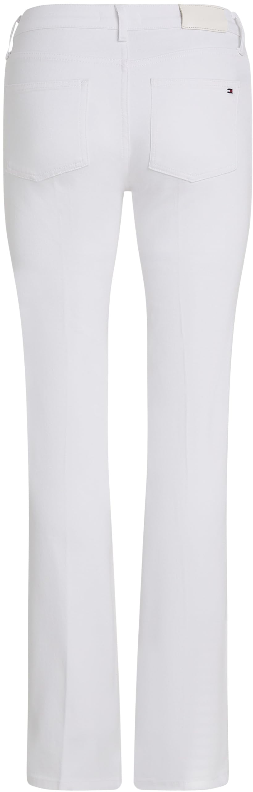 Tommy Hilfiger Damen Jeans Hose Bootcut White Mid Rise