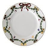 ロイヤルコペンハーゲン Royal Copenhagen スターフルーテッド クリスマスコレクション フラット プレート 皿 19cm 2503619 / 1017455 2503619 [並行輸入品]