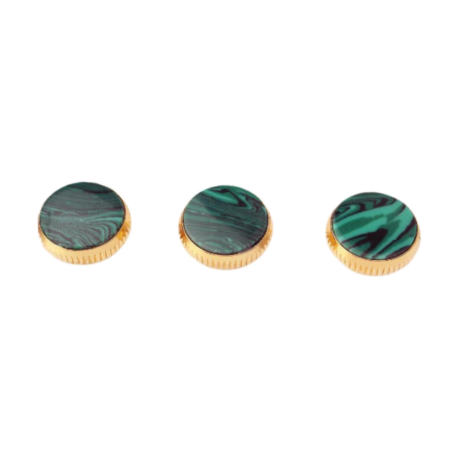 Jeu de 3 Pistons pour Trompette, étui pour Clés de Trompette, Pièces Détachées pour Le Montage, Accessoires pour Instruments de Musique, malachite