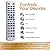 GE Big Button Backlit Universal Remote Control for Samsung, Vizio, Lg, Sony, Sharp, Roku, Apple TV, TCL, Panasonic, Smart TVs, Streaming Players, Blu-Ray, DVD, 6-Device, Silver, 33712