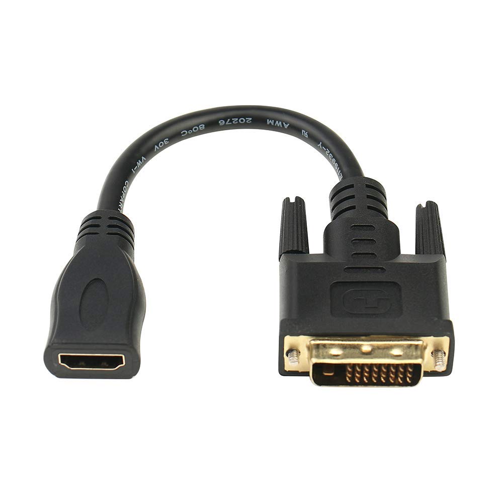 WiredCom® DVI to HDMI Cable, Bi-Directional HDMI Female to DVI-D(24+1) Male Adapter, 1080P DVI to HDMI Conveter (B0CYHCM6YN) Amazon Price History, Amazon Price Tracker