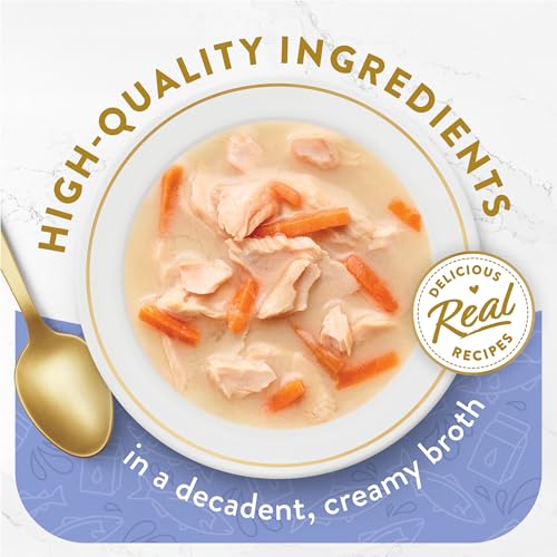 Purina Fancy Feast Creamy Broth Cat Food Topper (16 Count) 1.4 oz - image 2