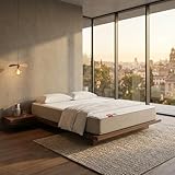 PIKOLIN Leah - Colchón Viscoelástico y Espuma HR | Altura 24cm | 90x190 | Firmeza Alta | Confort Visco | Calidad Óptima | Protección Higiénica Total