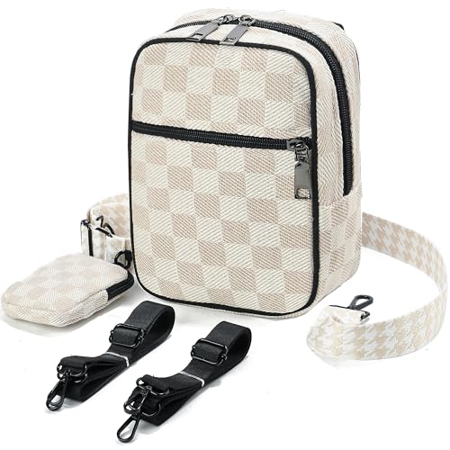 Image of LVYOUME Convertible Crossbody Bag for Men /Women,Adjustable Waist /Shoulder /Backpack with 2 /3 Strap,Everyday Essentials Carrier