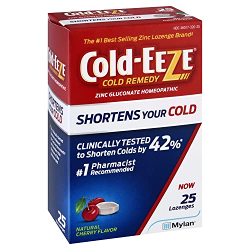 COLD-EEZE Cold Remedy Lozenges All Natural Cherry, 18ct Twin Pack