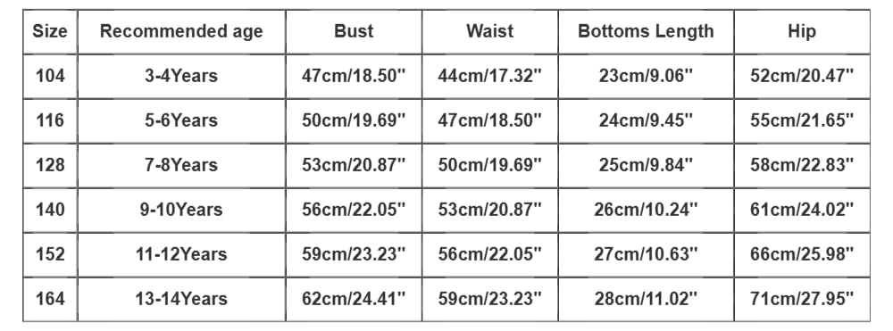 Traje de baño de verano para niños y niñas, bikini de dos piezas, moderno traje de baño de playa y deporte para adolescentes y jóvenes adultos