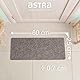 Astra Fußmatte innen beige Schmutzfangmatte rutschfest – Türmatte 25x60 cm 3er Set wasserabweisend – Rib Line Fußabtreter strapazierfähig antistatisch