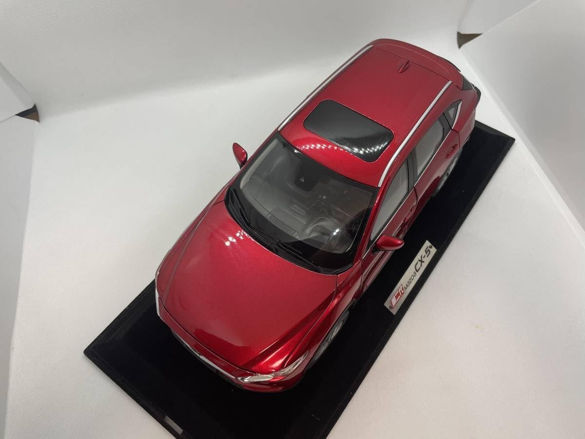 MAZDA マツダ1/64スケールモデルカー当選品 CX-5 非売品限定ノベルティ　ソウルレッド CX-80（2024）モデルカー 1/43