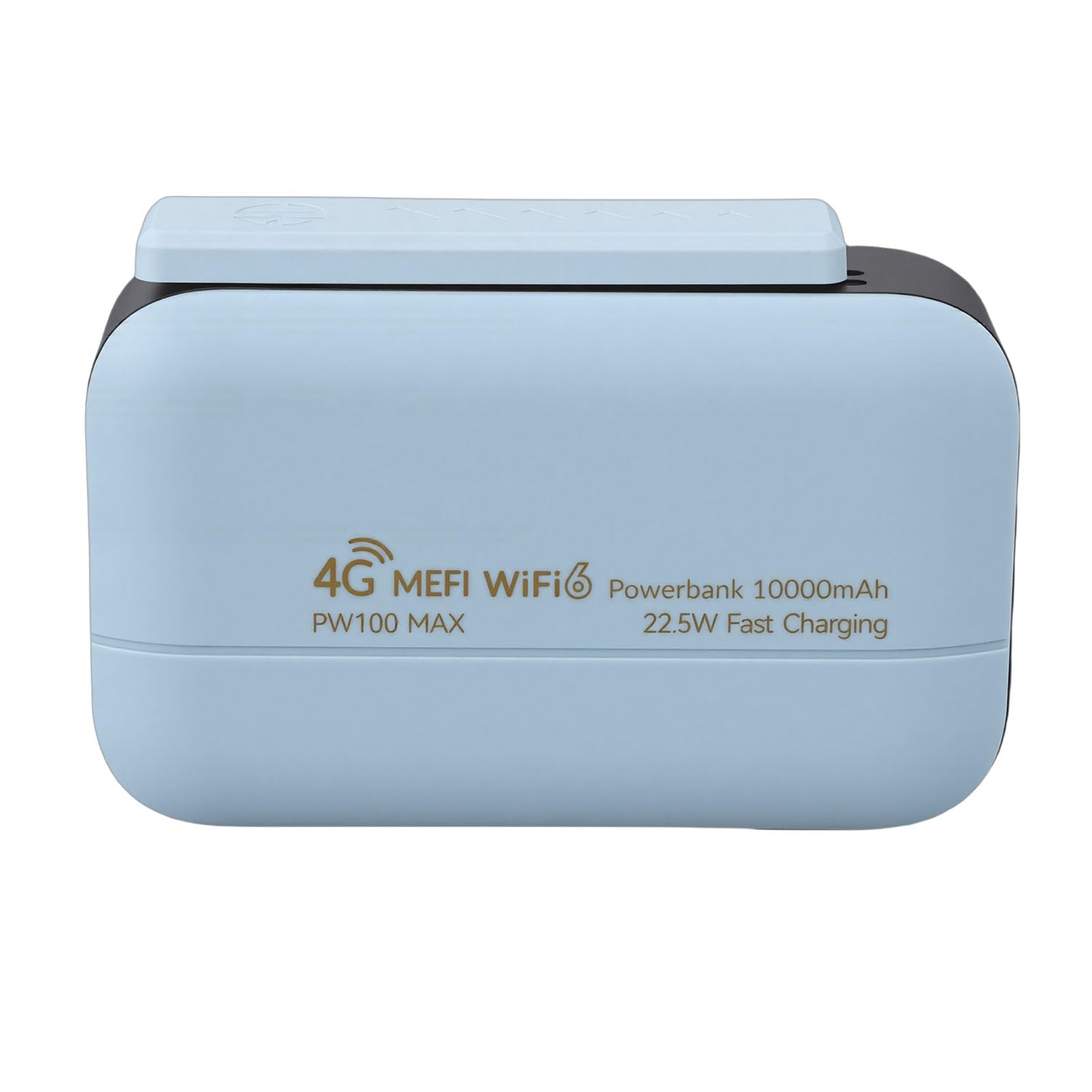 Qcwwy Hotspot LTE Portatile, Router da Viaggio WiFi 6 con Slot SIM, Ricarica Rapida 300Mbps 10000mAh, Supporta 16 Dispositivi, Configurazione in 30 Secondi per Viaggiatori d'affari per Uso Esterno