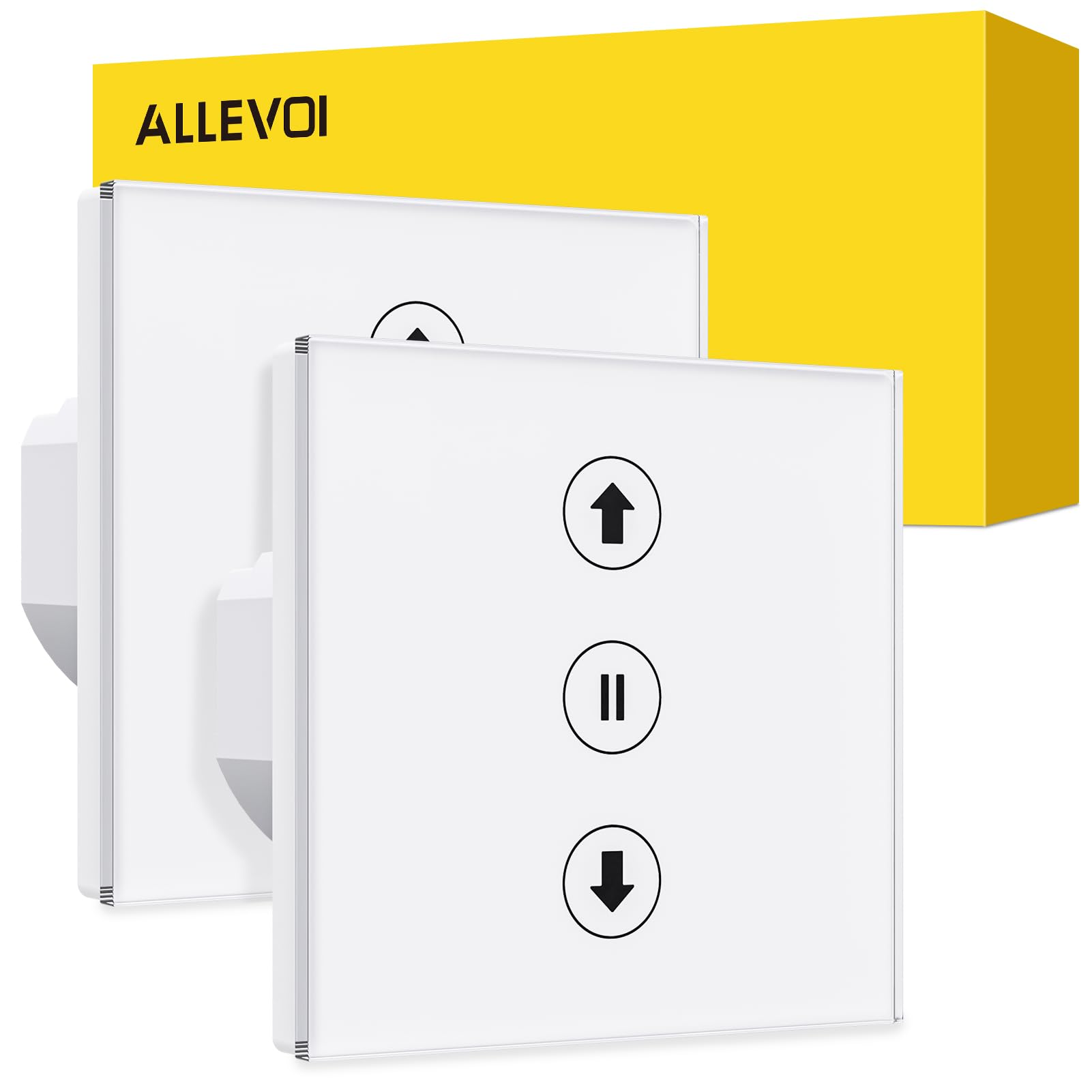 Smart Rolladenschalter, Wlan Rolladen Zeitschaltuhr, Kompatibel mit Alexa/Google Home/Smart Life, Wifi Jalousien Rolladensteuerung Benötigt Nullleiter