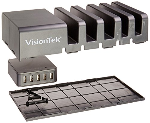 VisionTek 5 Device Charging Station, for USB Chargeable Mobile Device - 900855 - Thumbnail 5