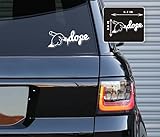 Printbeat Dope Mickey Vinyl Decals Stickers for Car, Vans, Trucks, Laptop (White 2.8'*6.7')