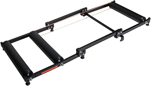 Miniatura 1 de biosp Rodillos de bicicleta plegable Soporte de entrenamiento de bicicleta ajustable para interiores Rodillo de ciclismo con resistencia para MTB