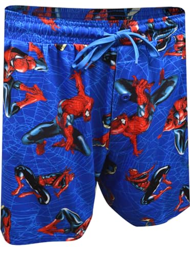 Briefly Stated Mens Marvel Comics Spiderman Elite Web-Slinger Lounge Shorts