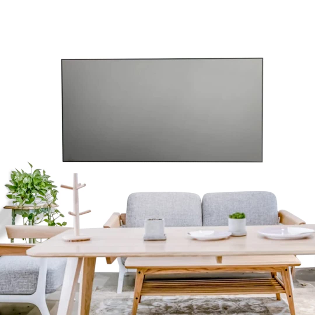 Buy Screen Technics 120 Inch Fixed Frame Projector Screen Narrow Frame Soft Grey Screen 169