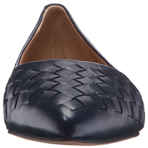 Trotters Women's Estee Woven Ballet Flat, Navy, 7.5 Wide2