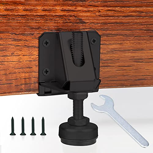 Tahikem 4 Pack Heavy Duty Leveling Feet, Black Furniture Levelers Leg, Adjustable Load Levelers Foot
