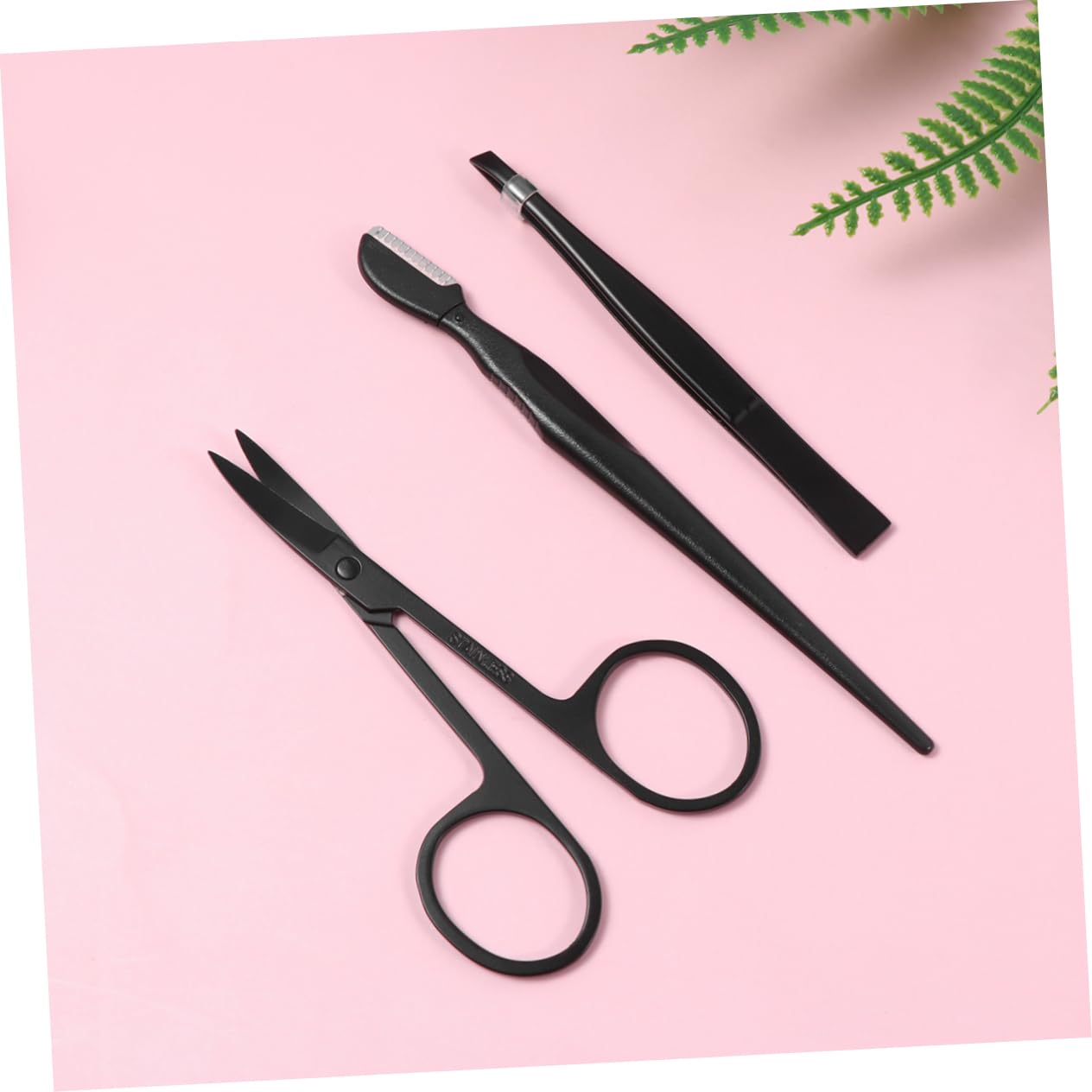 Gogogmee Eyebrow Dermaplaning Razor Set Comb Shaper for Women Travel Size