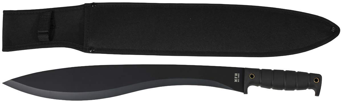 MFH Taifun - Machete con guaina in nylon, colore: nero