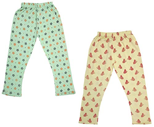 Image of indi weaves Girls Super Soft Cotton Solid Capri Pants Pack of 2