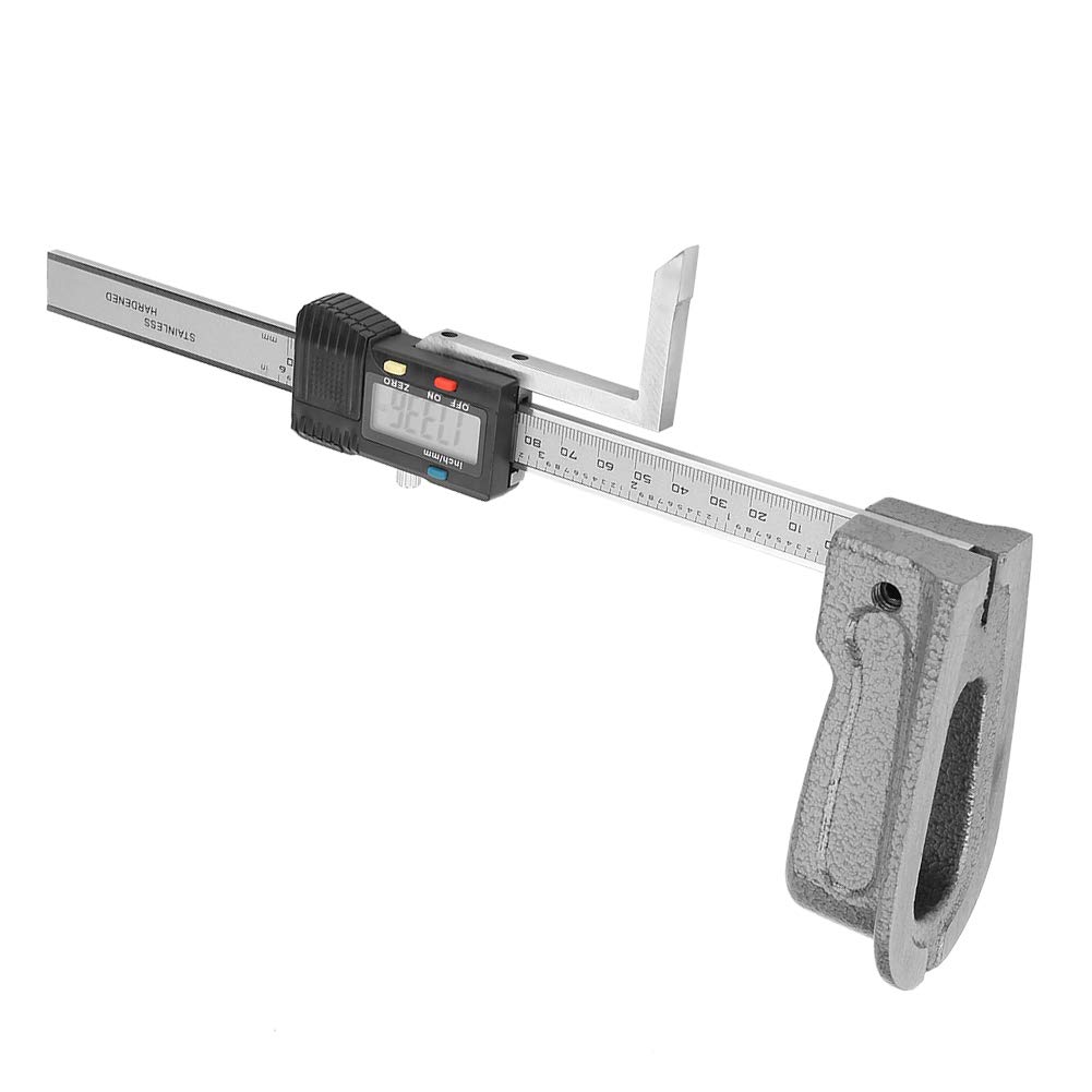 Jauge de hauteur numérique, jauge de profondeur d'ouverture de hauteur de précision numérique 0-150 mm avec base en acier inoxydable