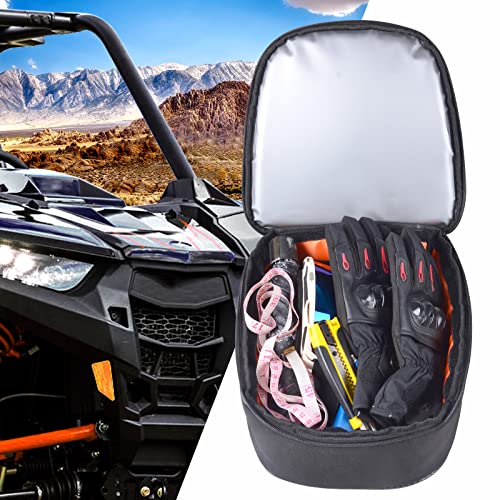 Bolsa de almacenamiento y refrigeración bajo el capó Goldfire RZR RS1, compatible con Polaris RZR RS1 2018-2023, impermeable, accesorios para UTV (número OEM: 2882700), con ribete naranja miniatura 7