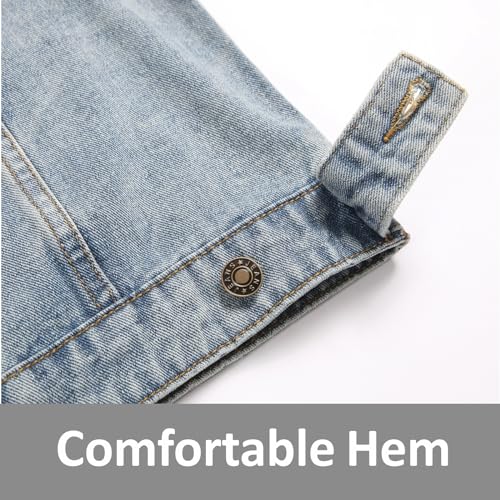 Ginsiom Men'S Denim Vest,Sleeveless Jean Hooded Jacket Ripped Stretchy Sleeve Less Fashion Battle Vest For Men With Hood thumb #4