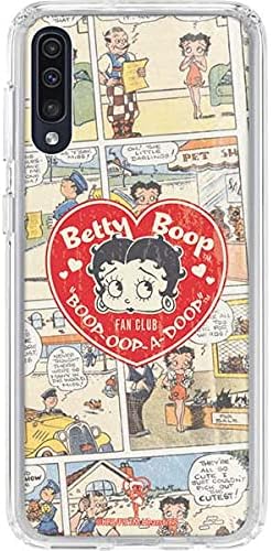Skinit Clear Phone Case Compatible with Galaxy A50 - Officially Licensed Betty Boop Comic Strip Design