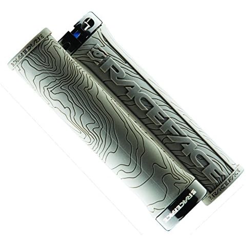 RaceFace RF AC990062 Half Nelson Grips with Lock - Grey, 134 mm Cover