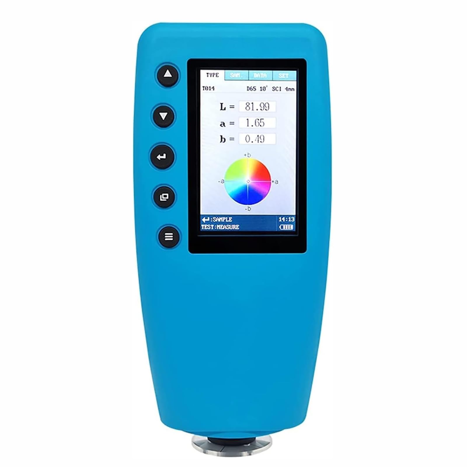 Analizador De Color De Mano, Colorímetro Digital Preciso, Batería De Litio, Pantalla De Color Verdadero, Calibración Automática, con Apertura De 4 Mm para Verificación De Color