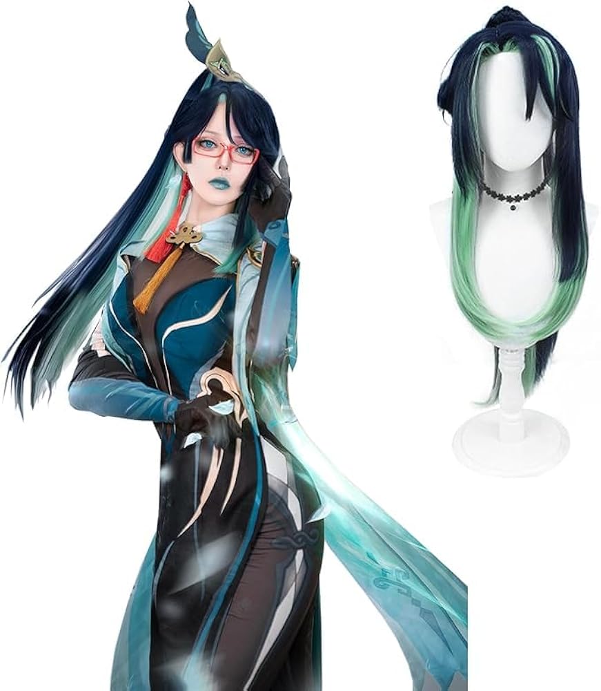 Amazon.co.jp: [XXWTT] 原神 コスプレ 閑雲 コスプレ衣装 ウィッグ付き