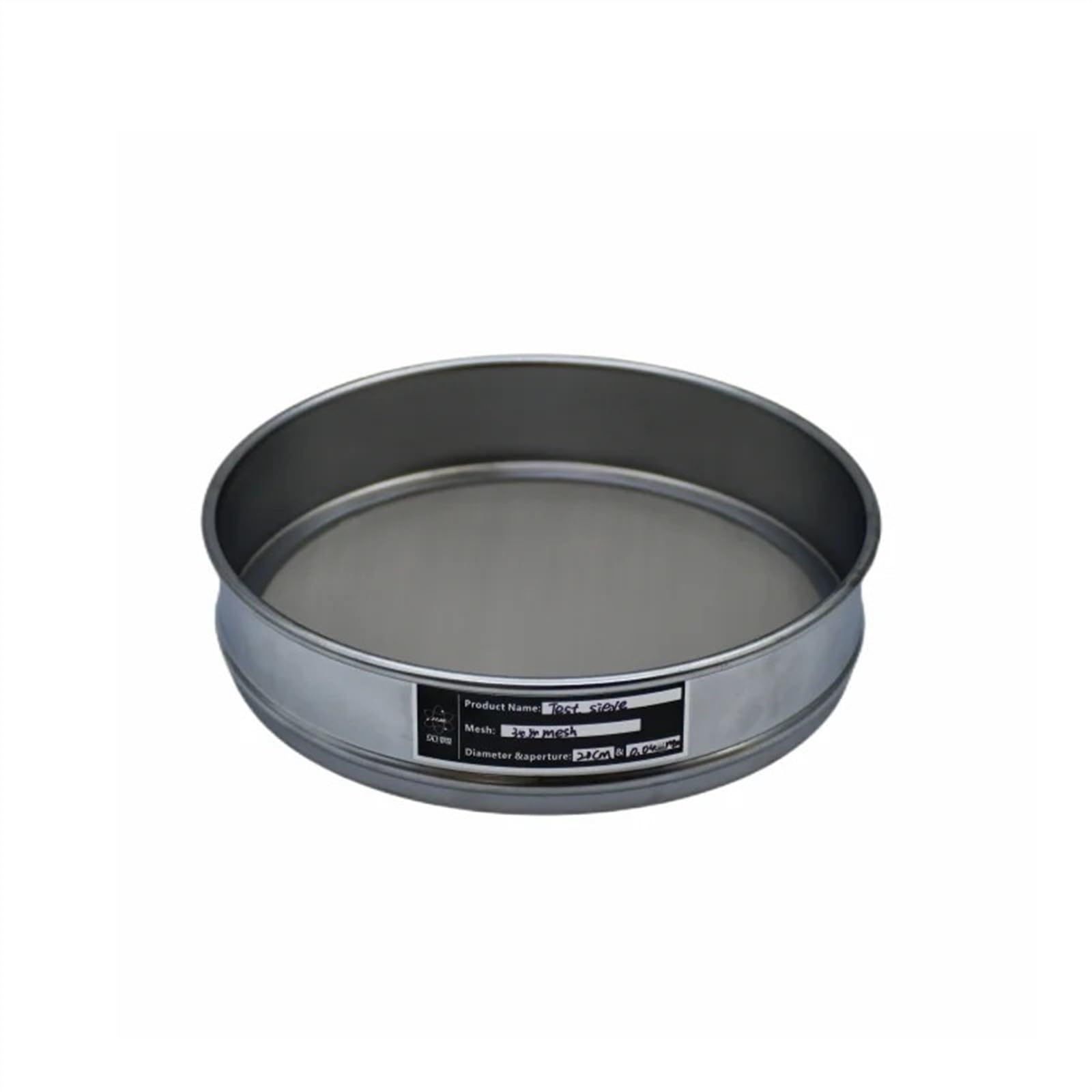Equipo de Laboratorio Tamiz de análisis, inspección de muestreo, tamiz de Prueba de Laboratorio estándar, Malla de Filtro Sus 304, Marco de Cromado, diámetro 20cm, Malla 360/0,04mm