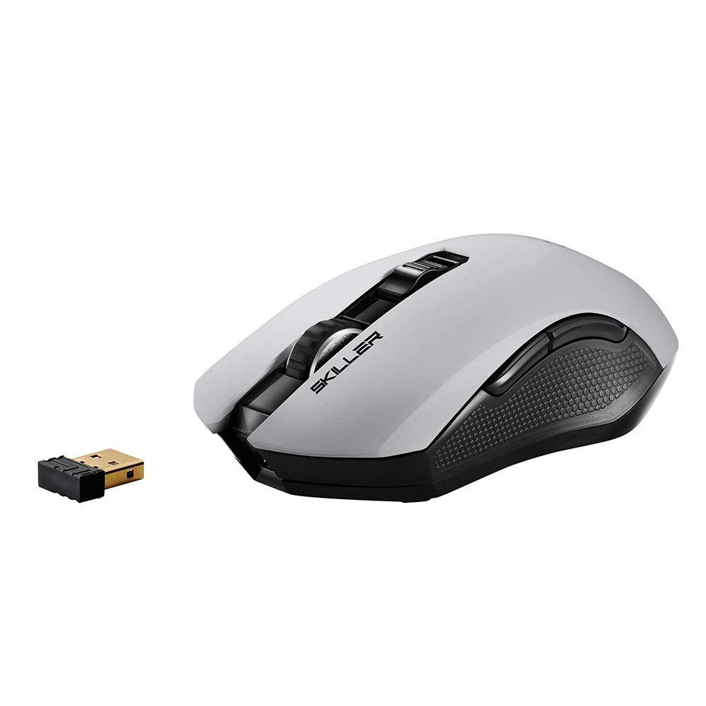 Sharkoon SKILLER SGM3 bianco, Gaming Mouse RGB ottico, Dual Mode wireless e cavo