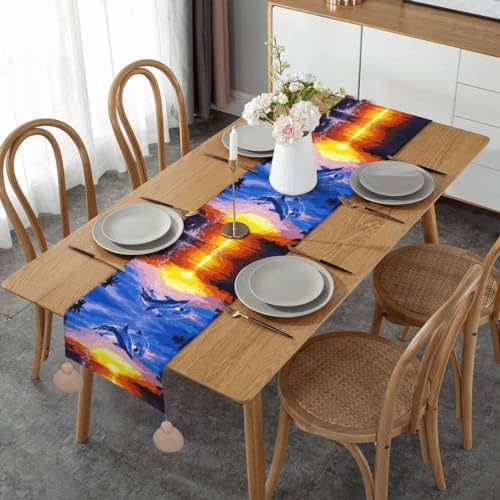 Chemin de table pour salle a manger decoration maison chaleureuse - 2